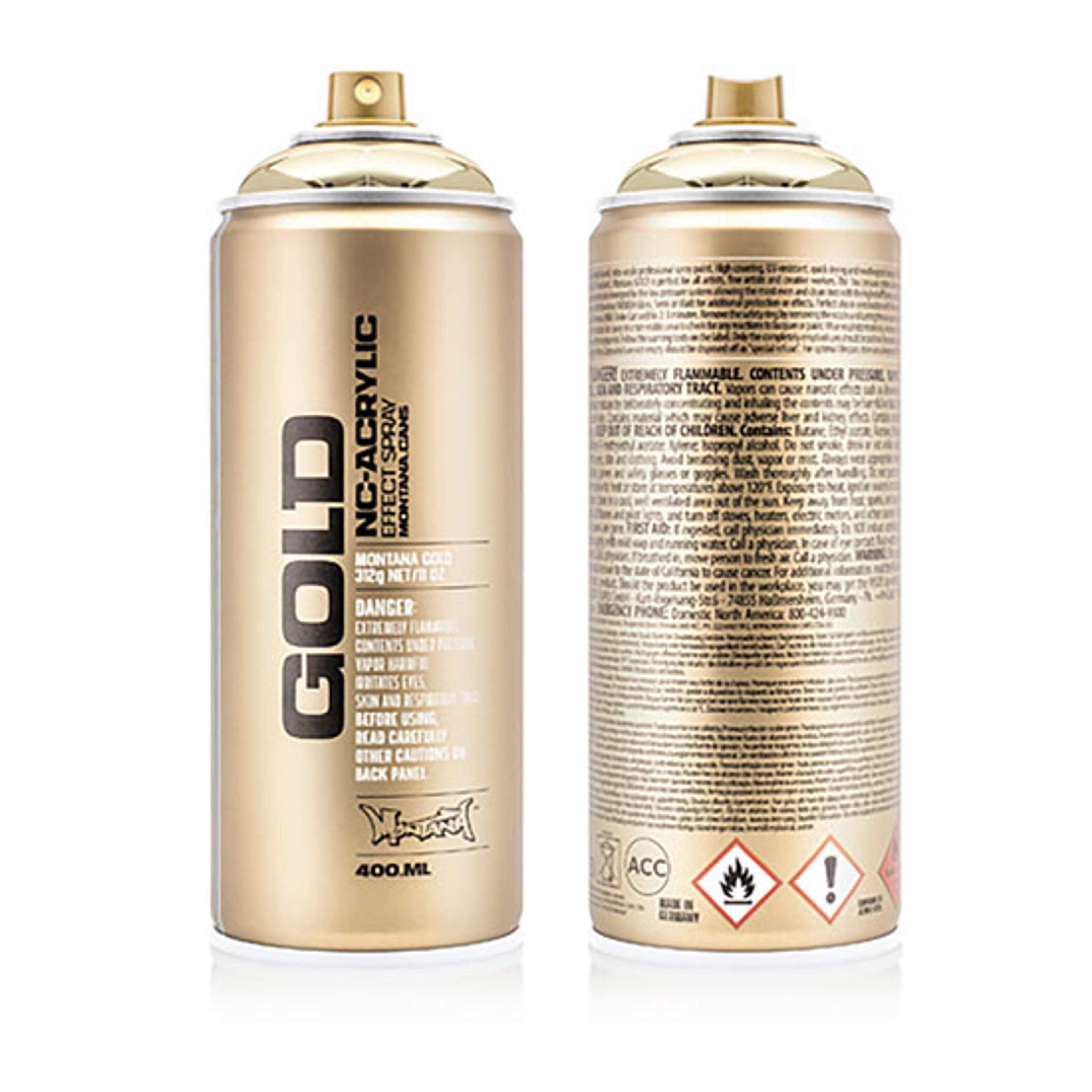 Montana GOLD Matt Spray Paint - Gold Chrome