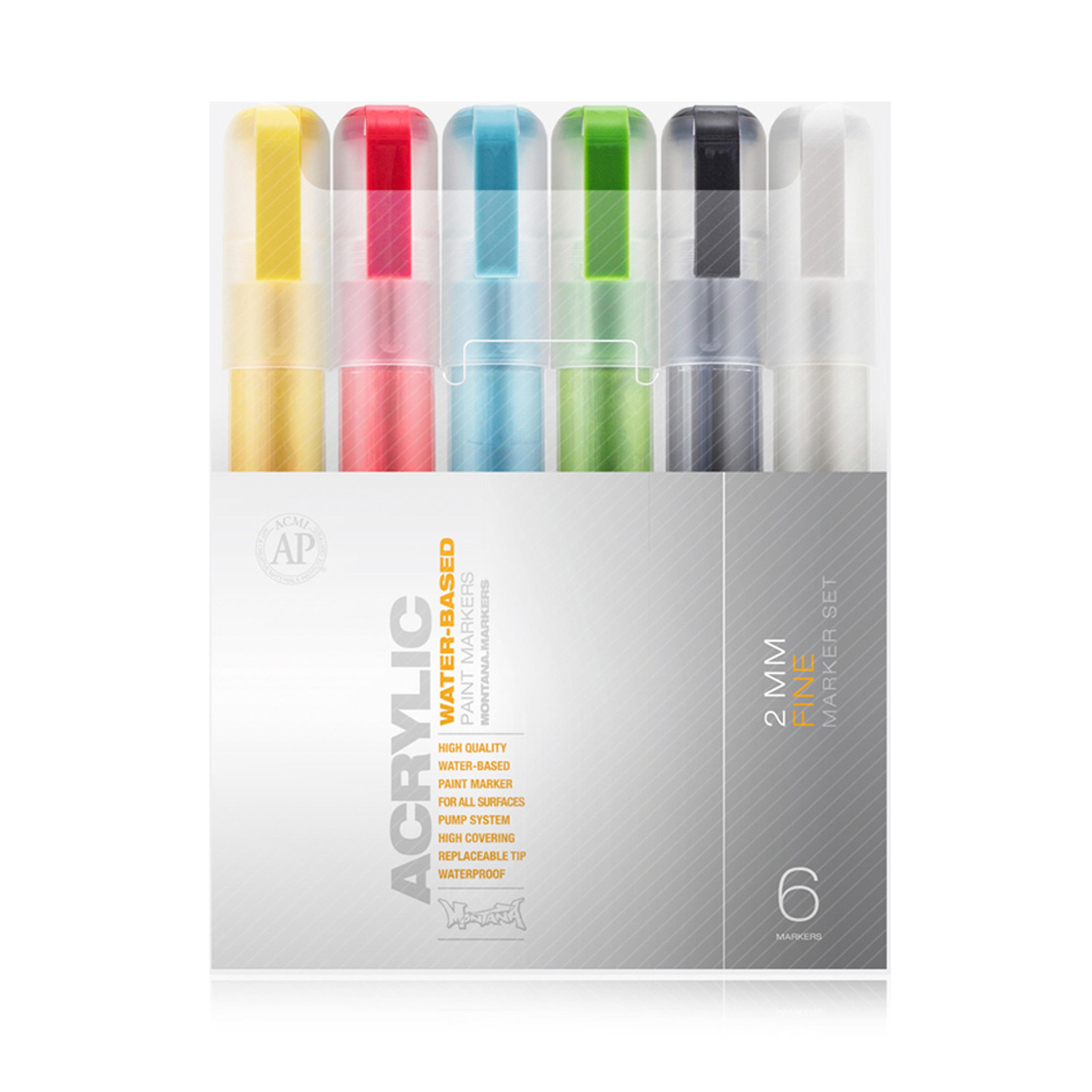 Montana Acrylic Marker 2mm - Starter Set