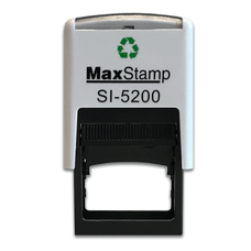 MaxStamp Custom Made Self Inking Stamp - 28 x 6mm