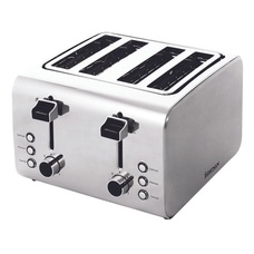 Four Slice Toaster - Stainless Steel