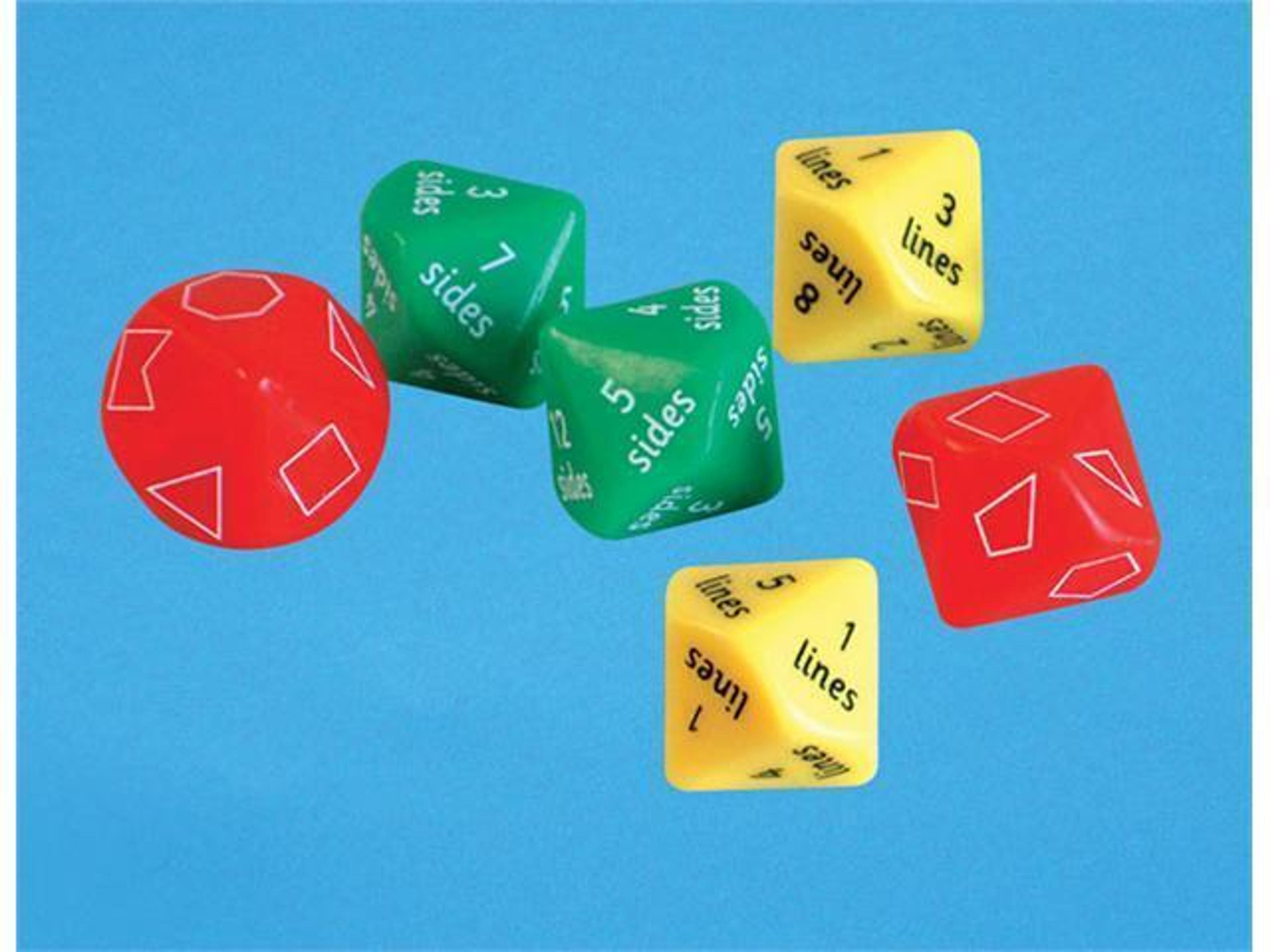 Shape Dice (2D) - Pack of 6