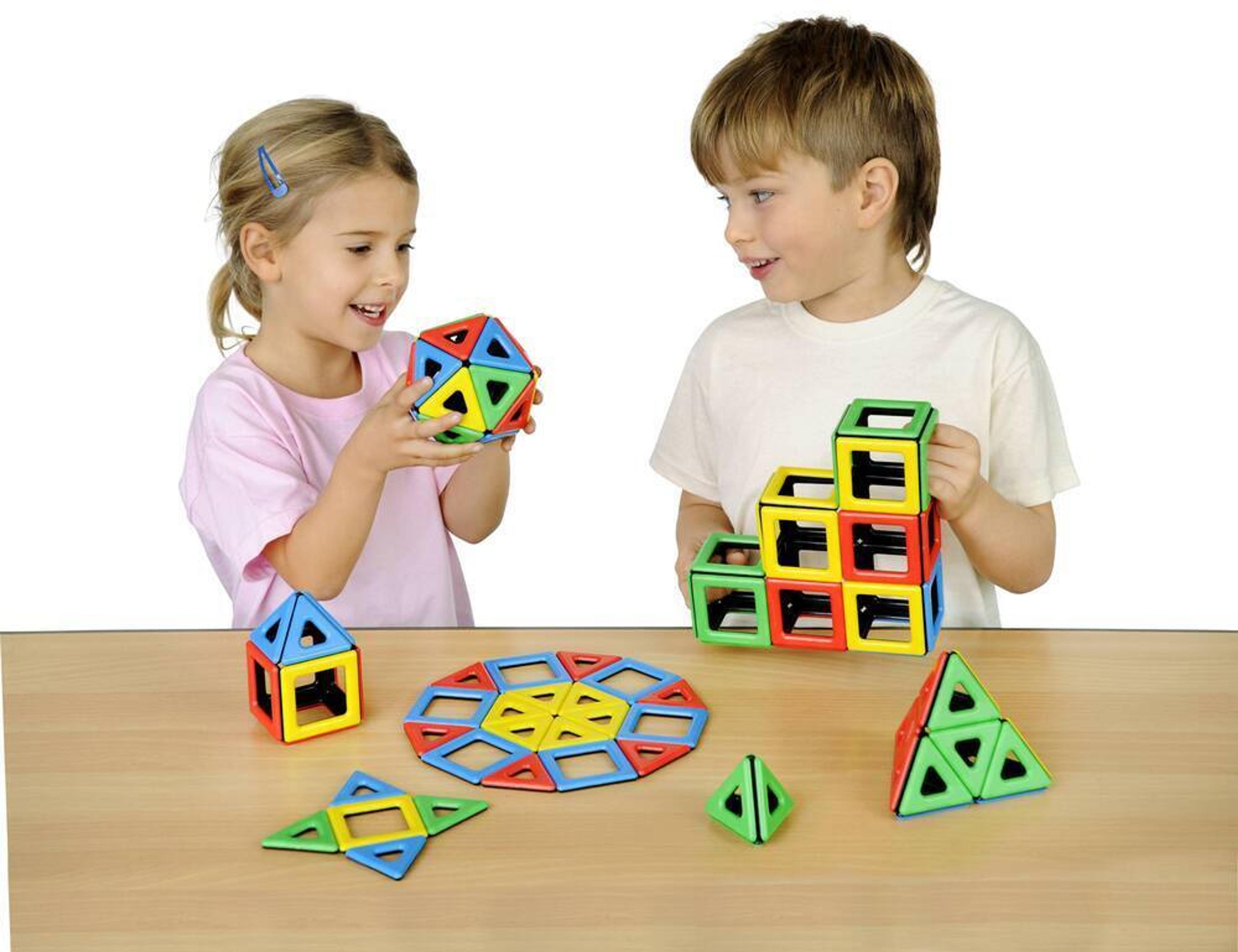 Magnetic Polydron Classpack - Pack of 96
