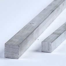 Aluminium -Square - 1m Length x 6.4mm