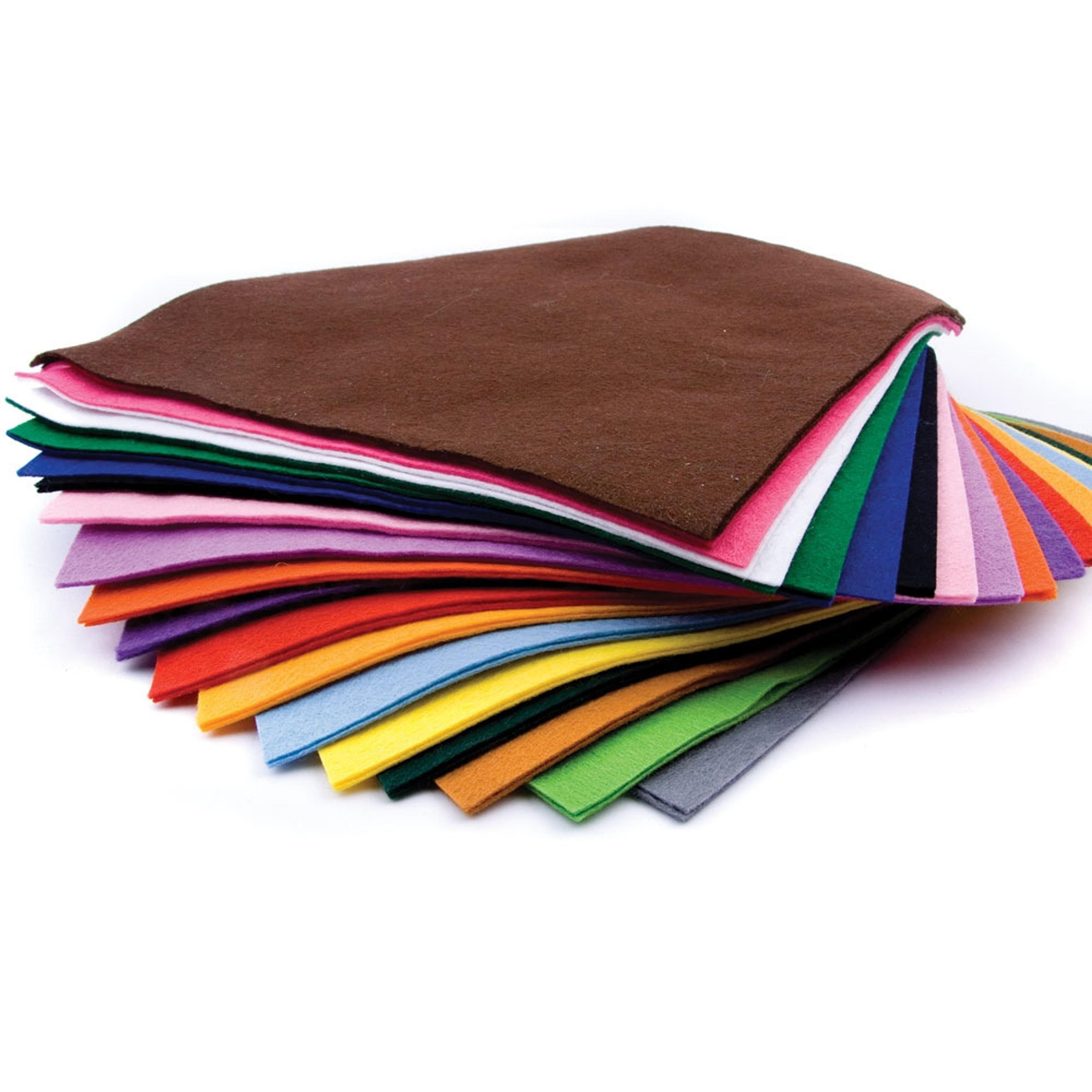 Premium Felt Squares - 22cm/9". Pack of 8