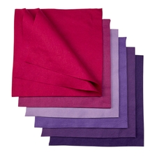 Colour Themed Felt Packs - Purples. Pack of 24