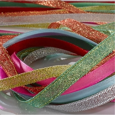 Satin & Ribbon Glitter Pack. Per pack