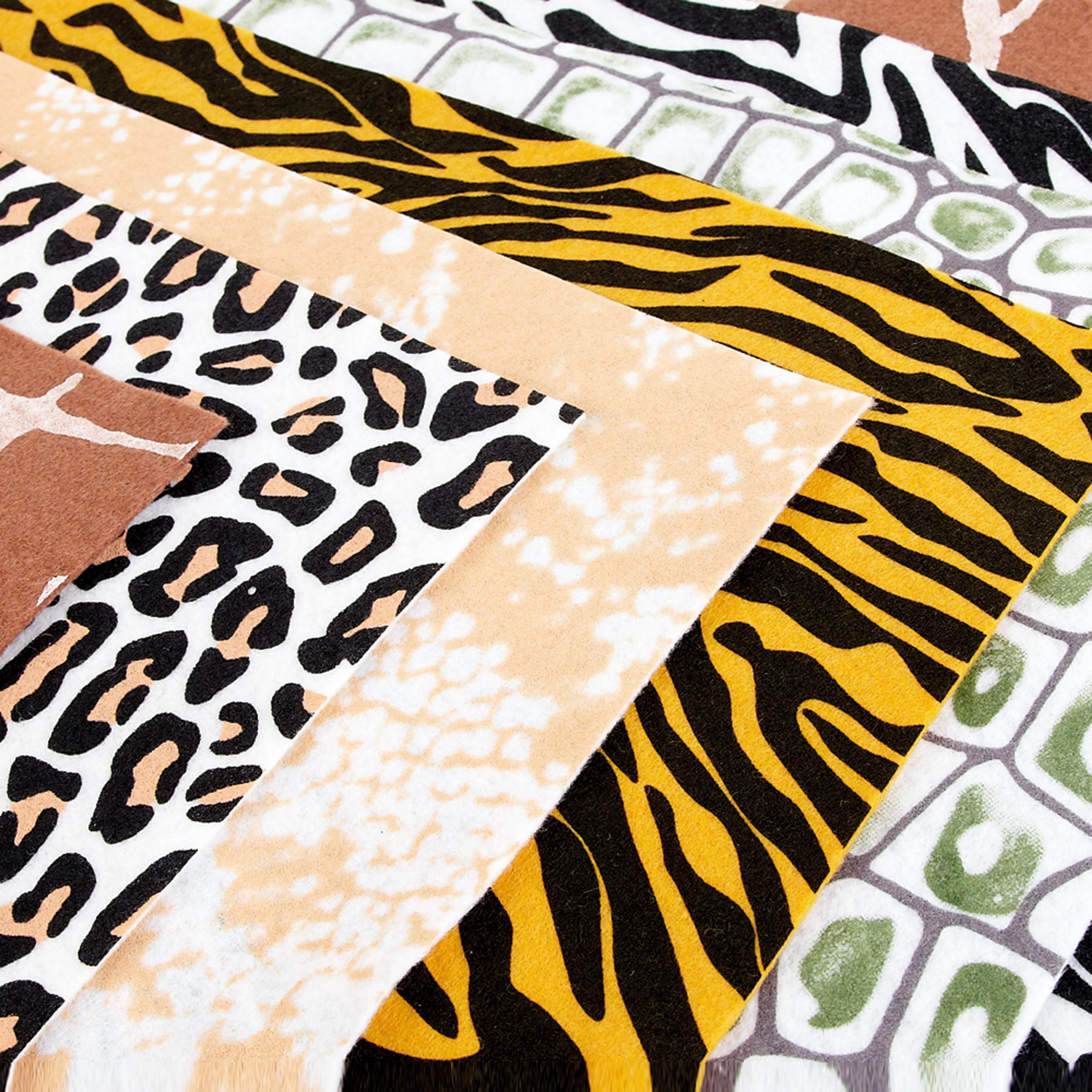 Animal Print Felt Sheets