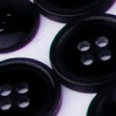 Colour Themed Button Bags - Black