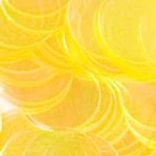 Heat-Resistant Circular Sequins - Lemon Iridescent