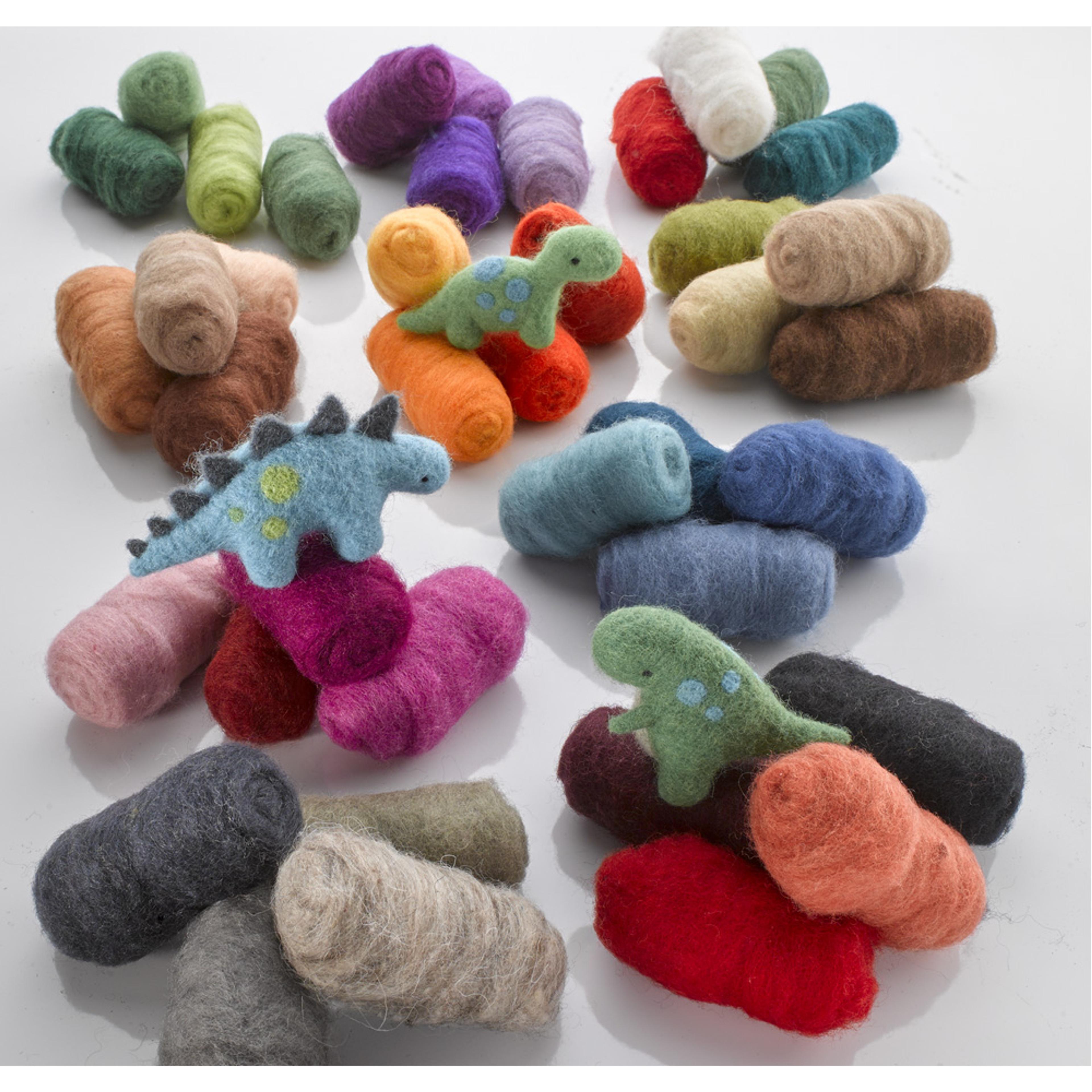 Tonal Felting Wool - Assorted Set of 8