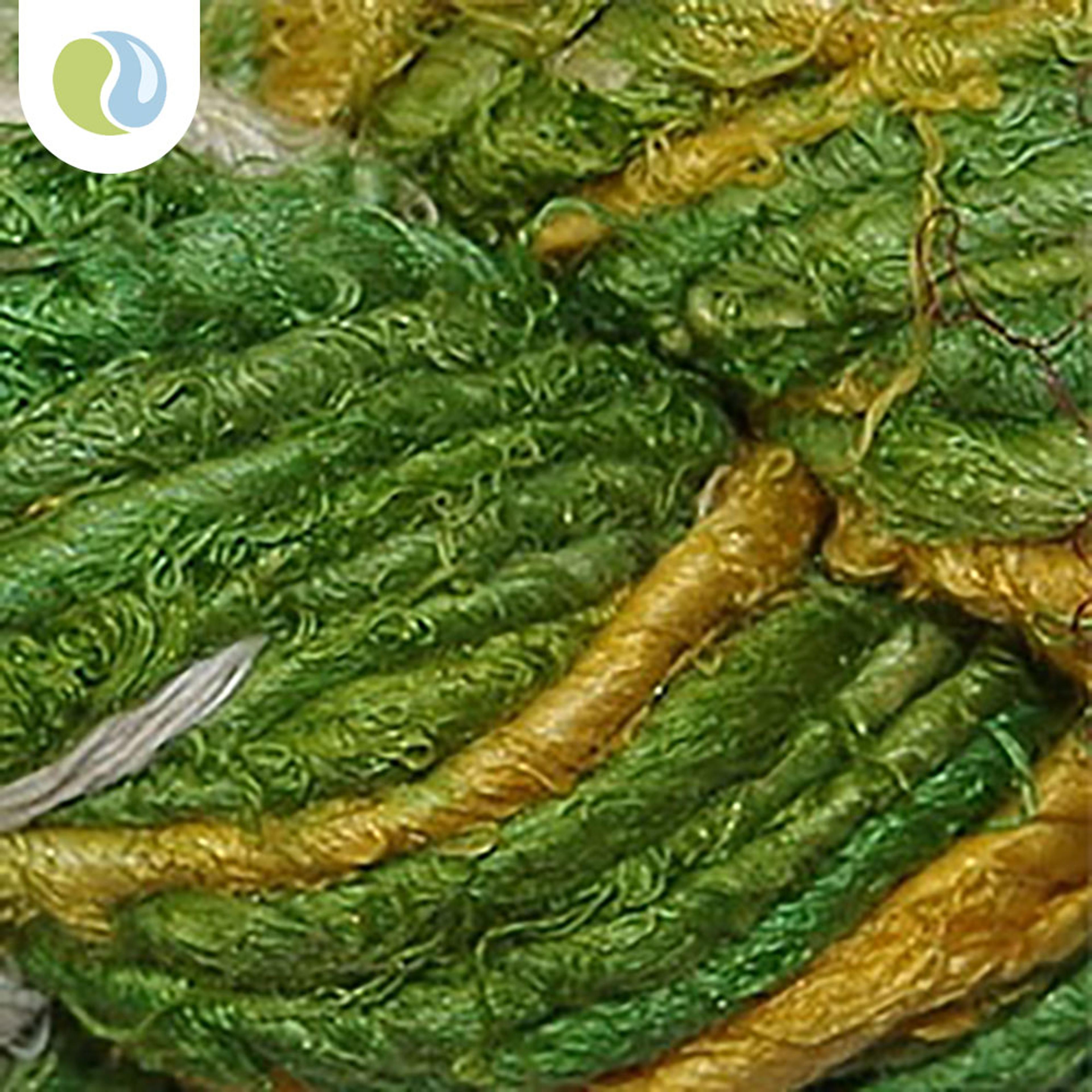 Sari Yarn 100g Hank - Lemon & Lime