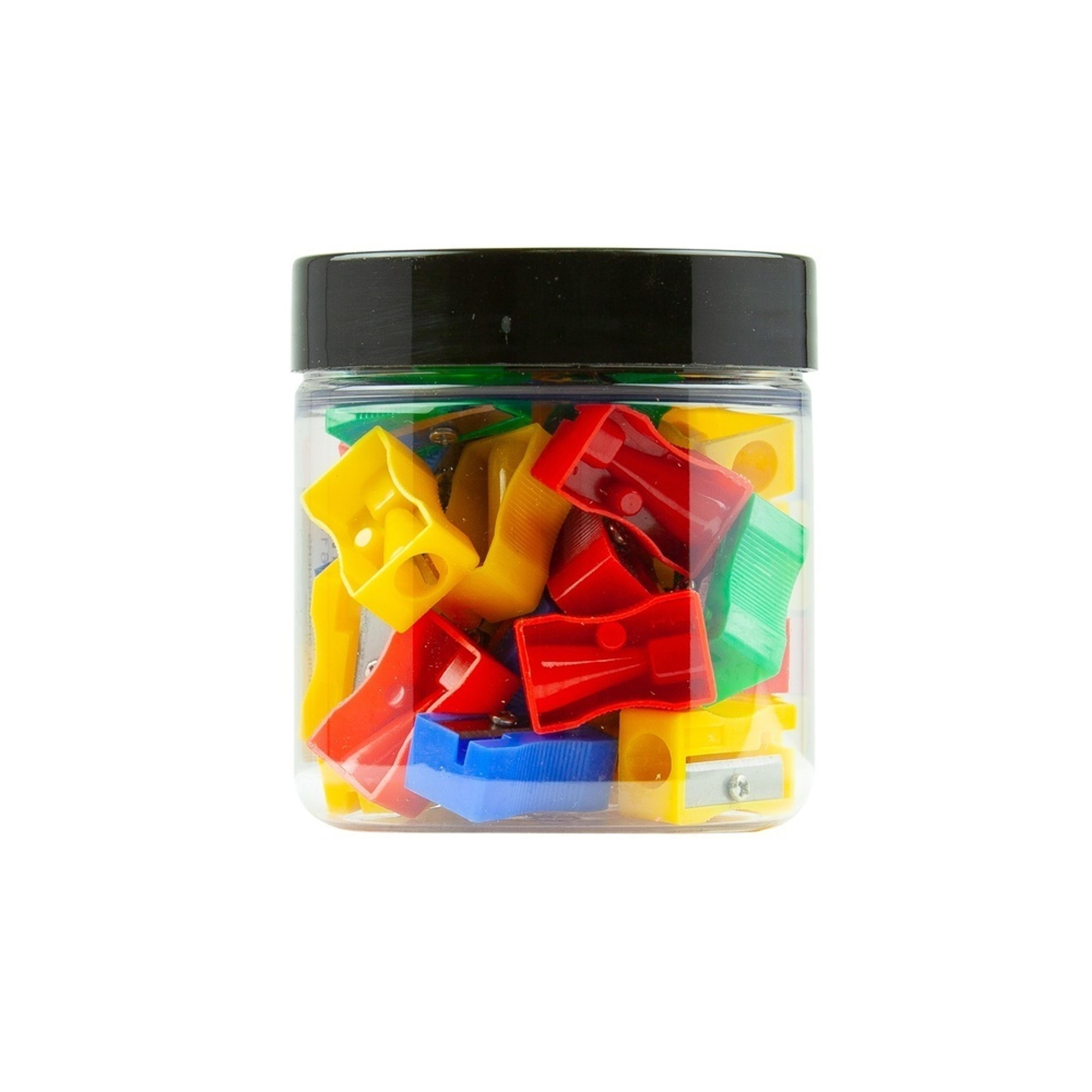 Necessities Tubs Pencil Sharpner 1 Hole Plastic - Pack of 30