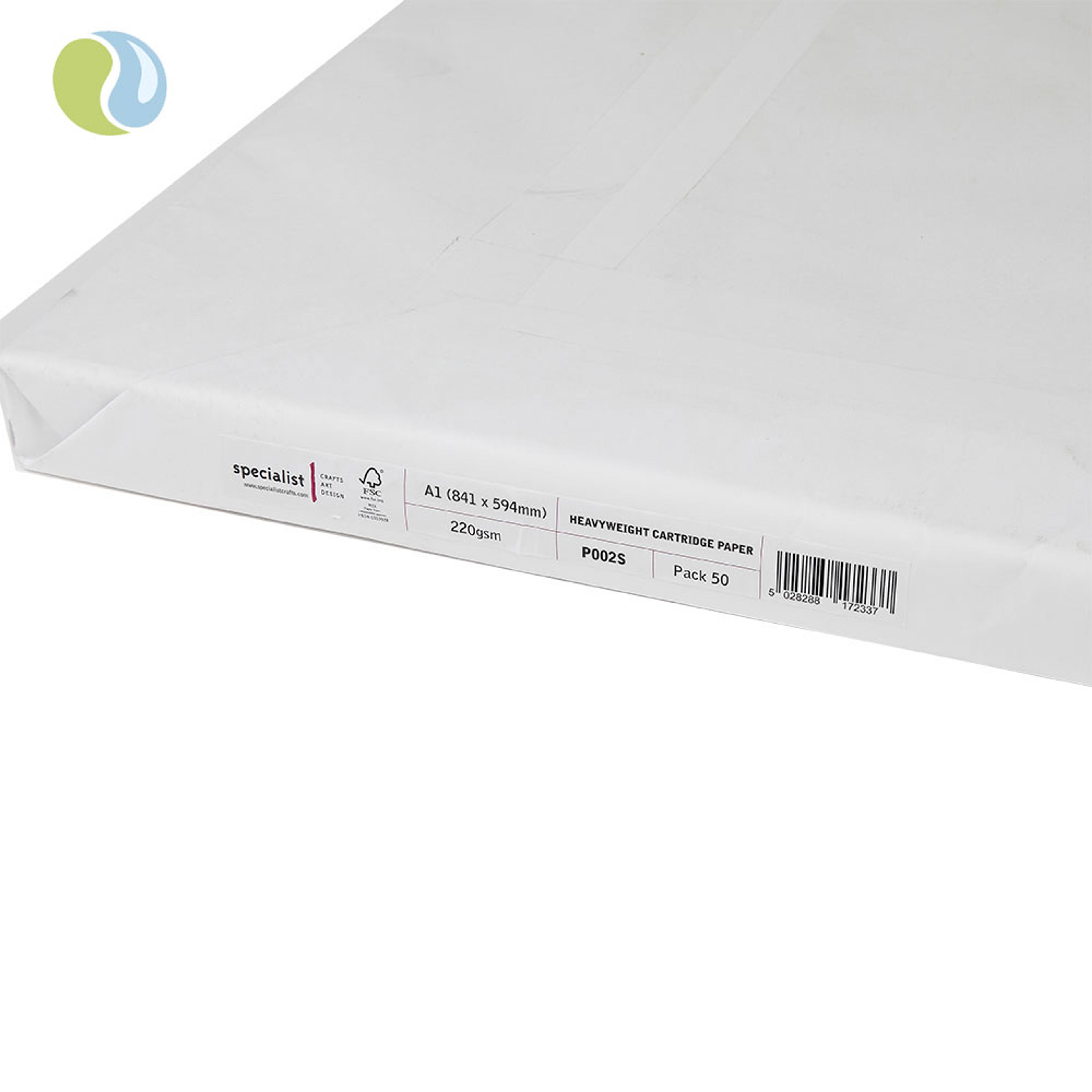 Specialist Crafts Heavyweight Cartridge Paper 220gsm - A1. Pack Of 50