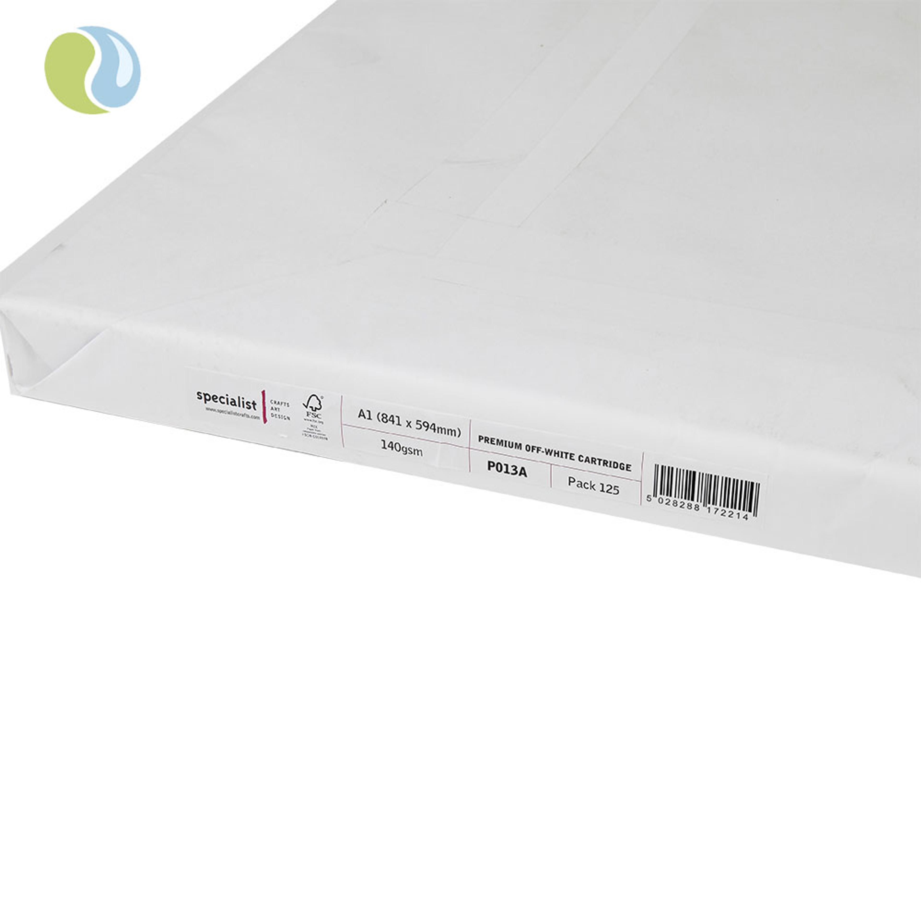 Specialist Crafts Standard Cartridge Paper 135gsm - A1. Pack Of 125