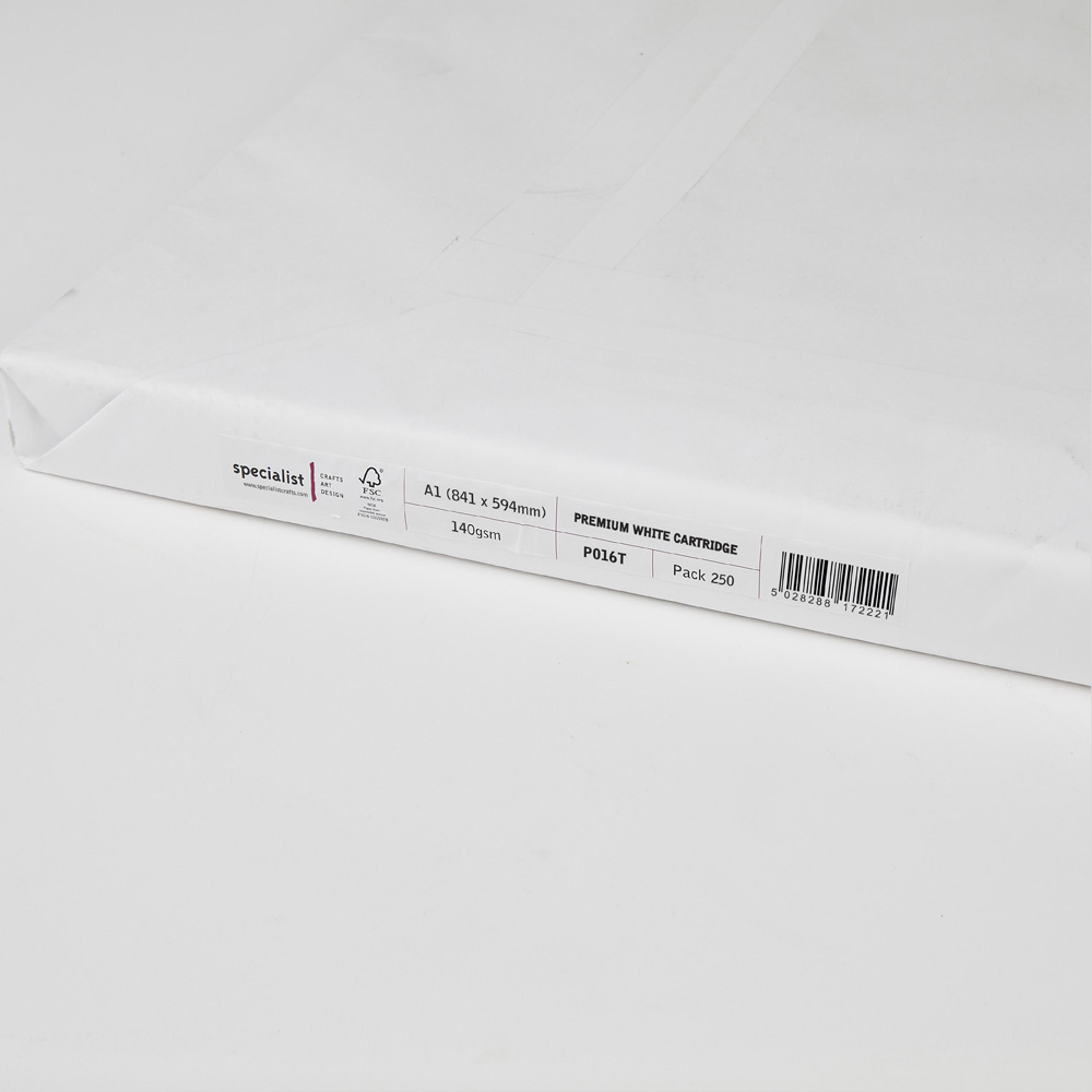 Specialist Crafts Premium Cartridge Paper 135gsm - A1. Pack Of 250