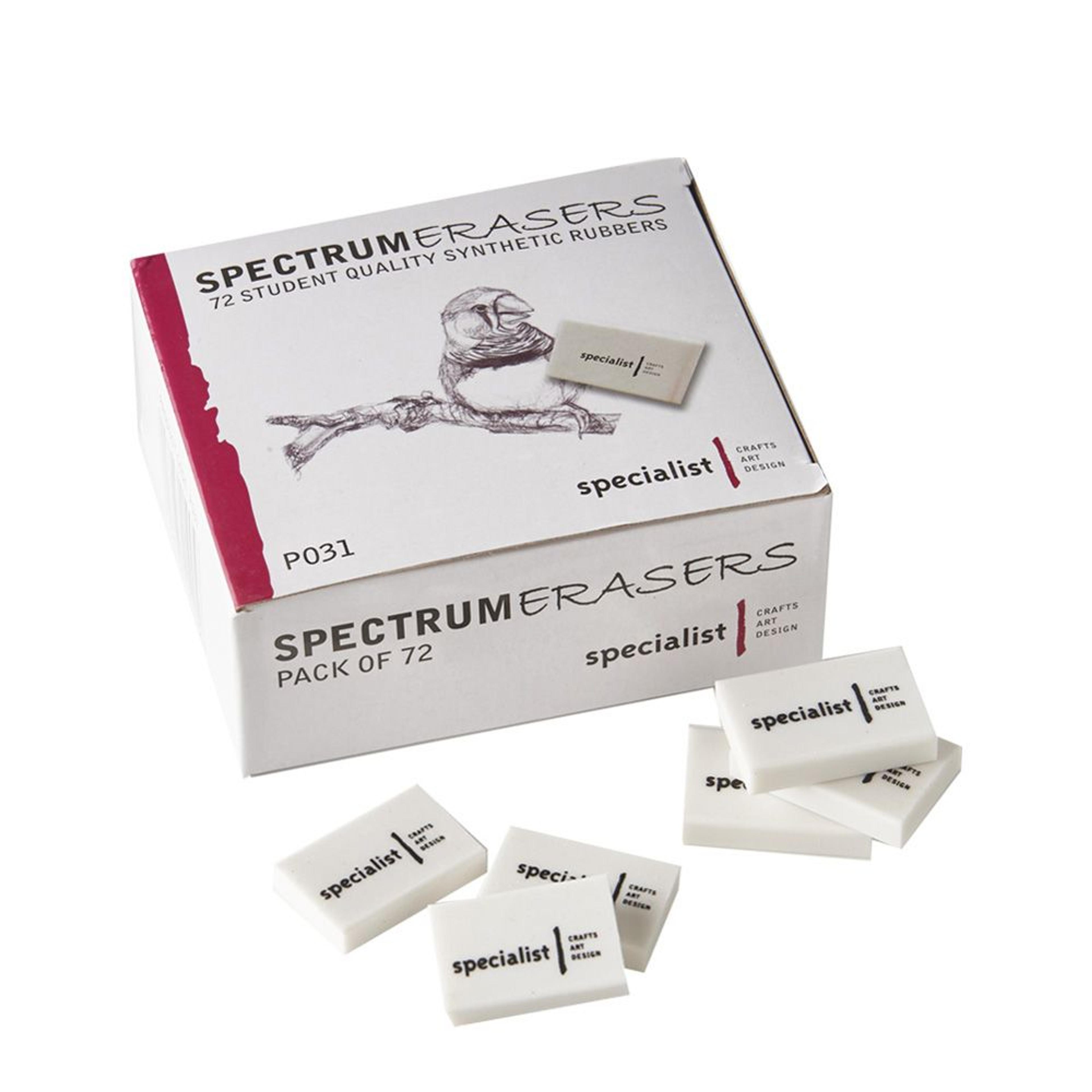Specialist Crafts Erasers. Pack of 72