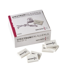Spectrum Erasers. Pack of 72