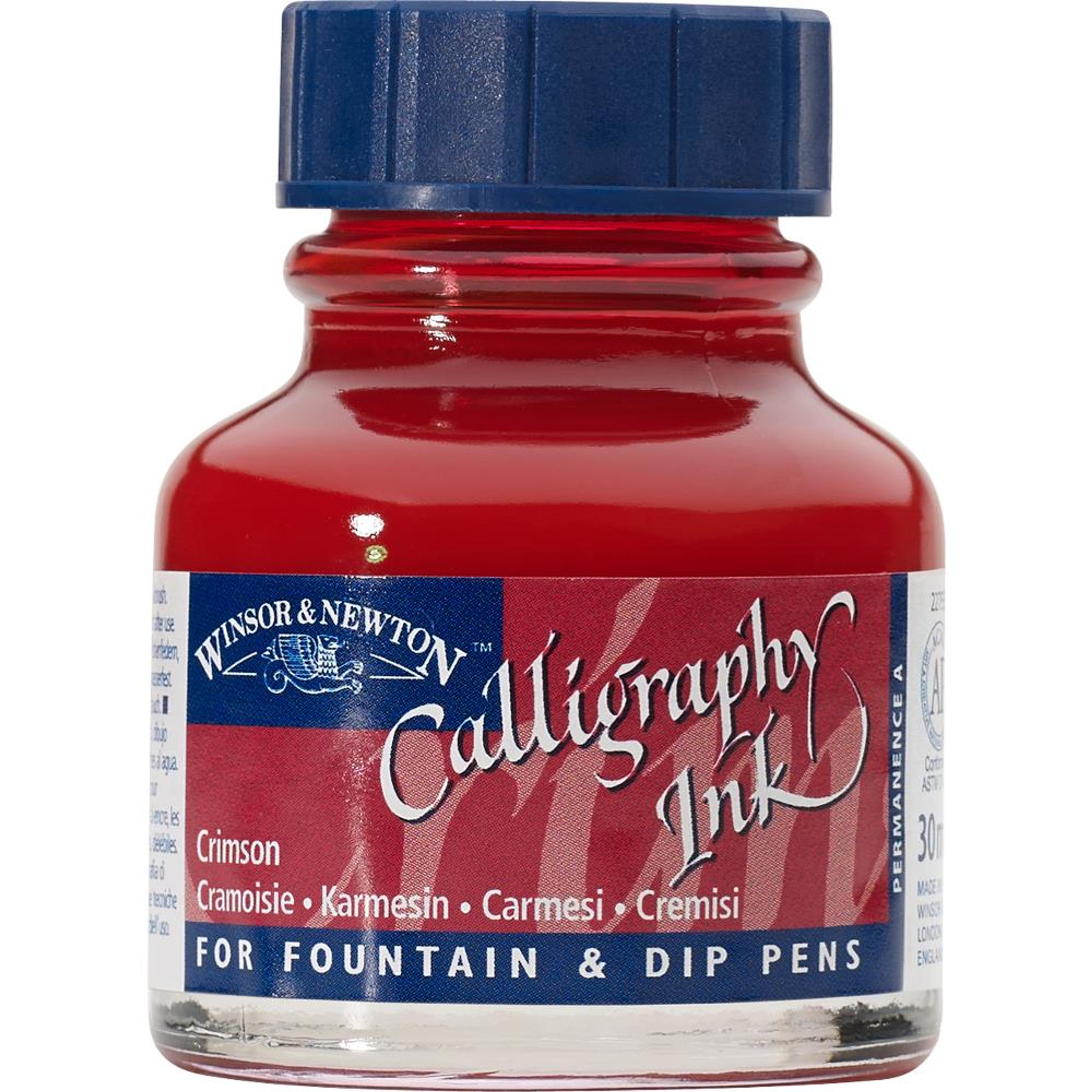 Winsor & Newton Calligraphy Inks 30ml Bottle - Crimson