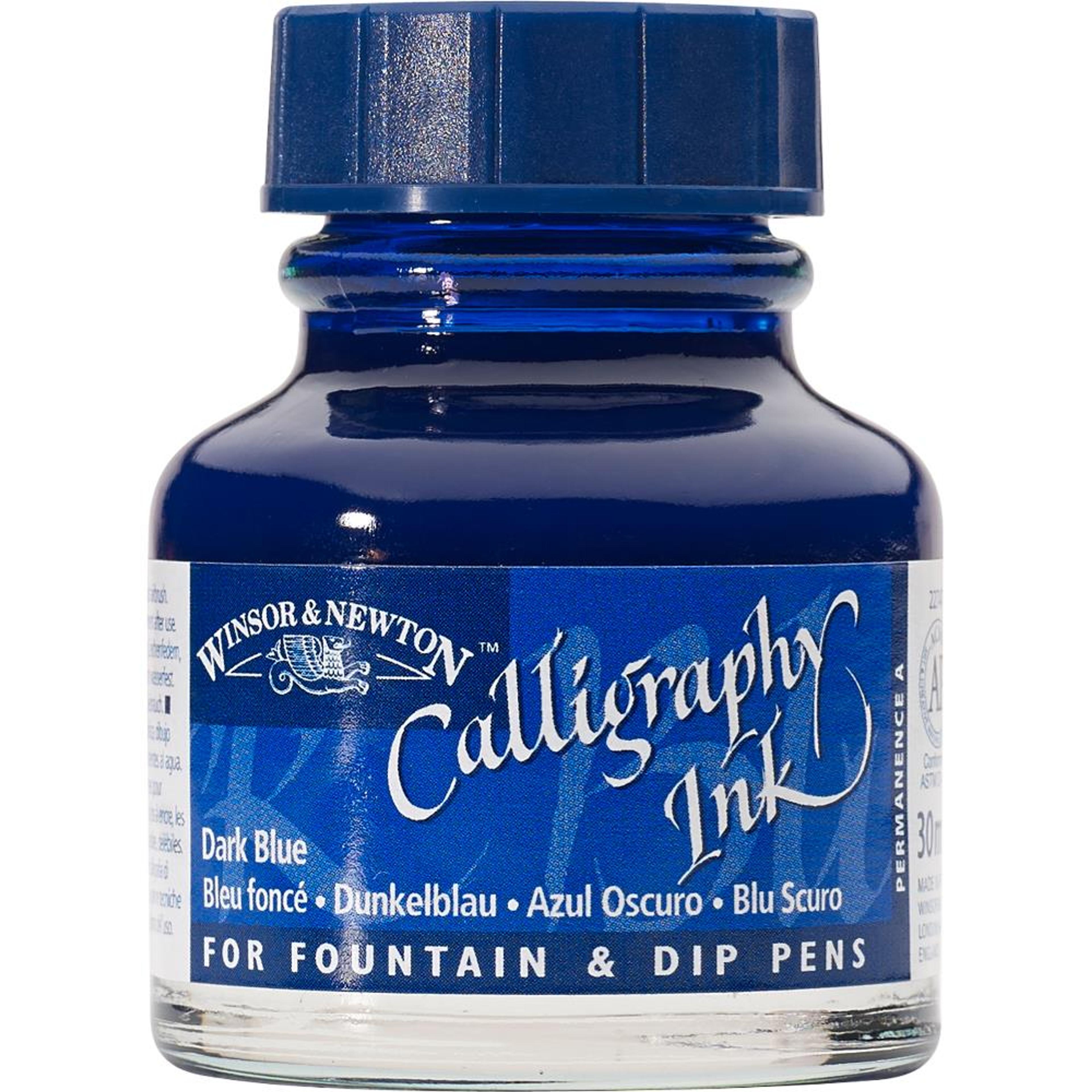 Winsor & Newton Calligraphy Inks 30ml Bottle - Dark Blue