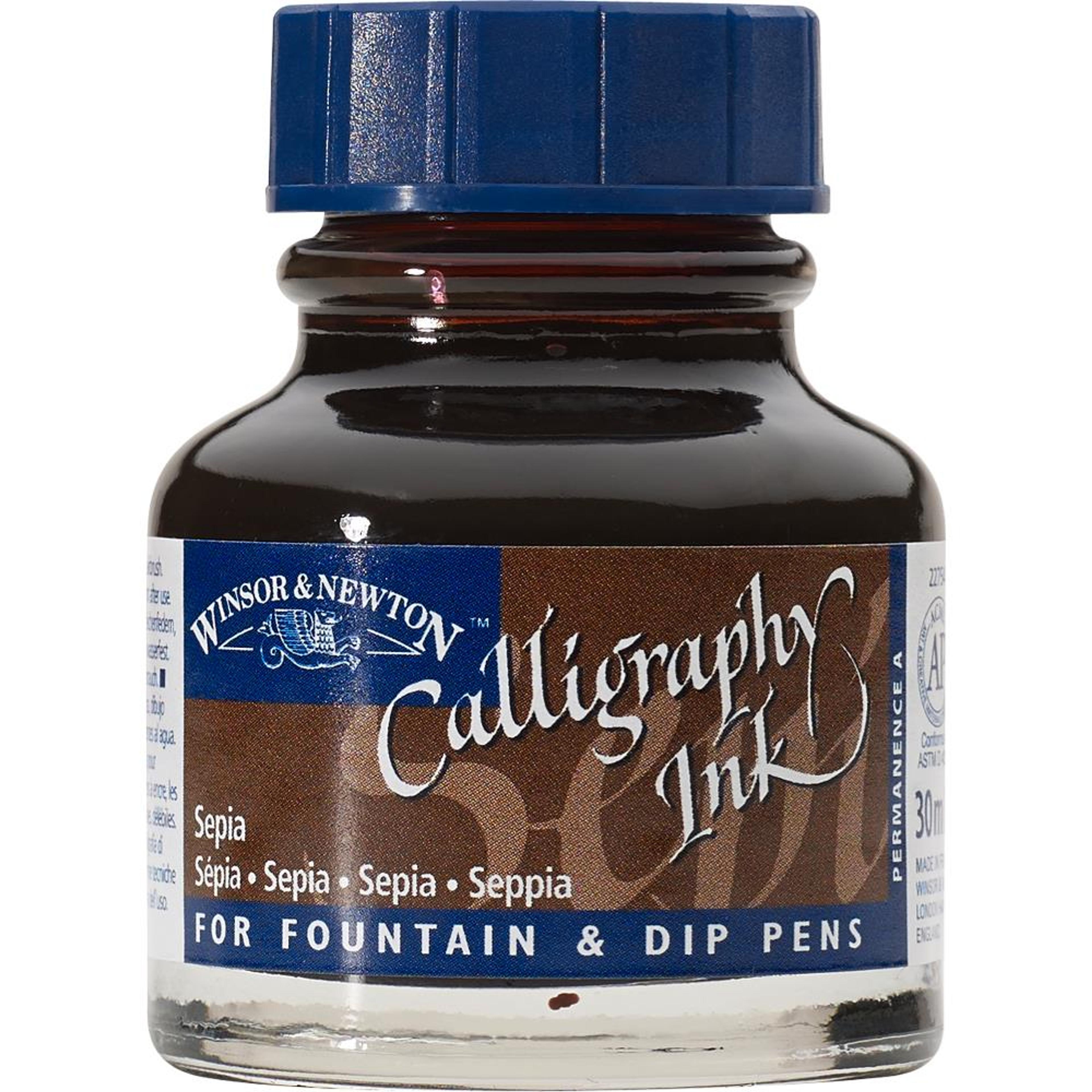 Winsor & Newton Calligraphy Inks 30ml Bottle - Sepia