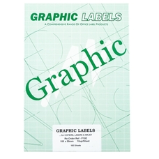 Copier & Laser Labels A4 Square Corners - 10 Per Sheet - Pack of 100