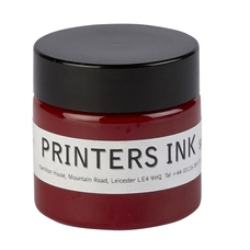 Specialist Crafts Printers Ink 50g Pot - Crimson