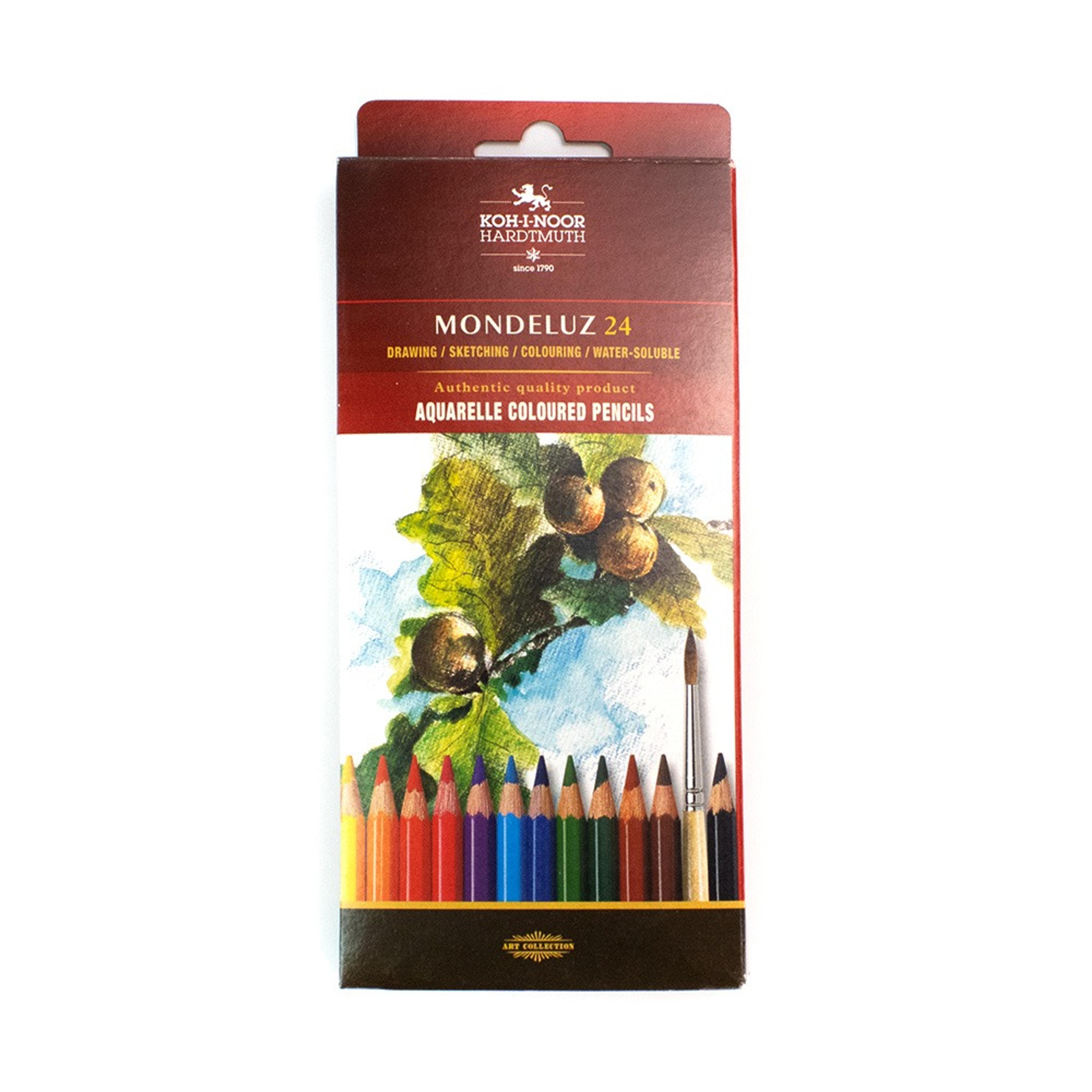 Koh I Noor Mondeluz Aquarelle Colour Pencils Pack of 24