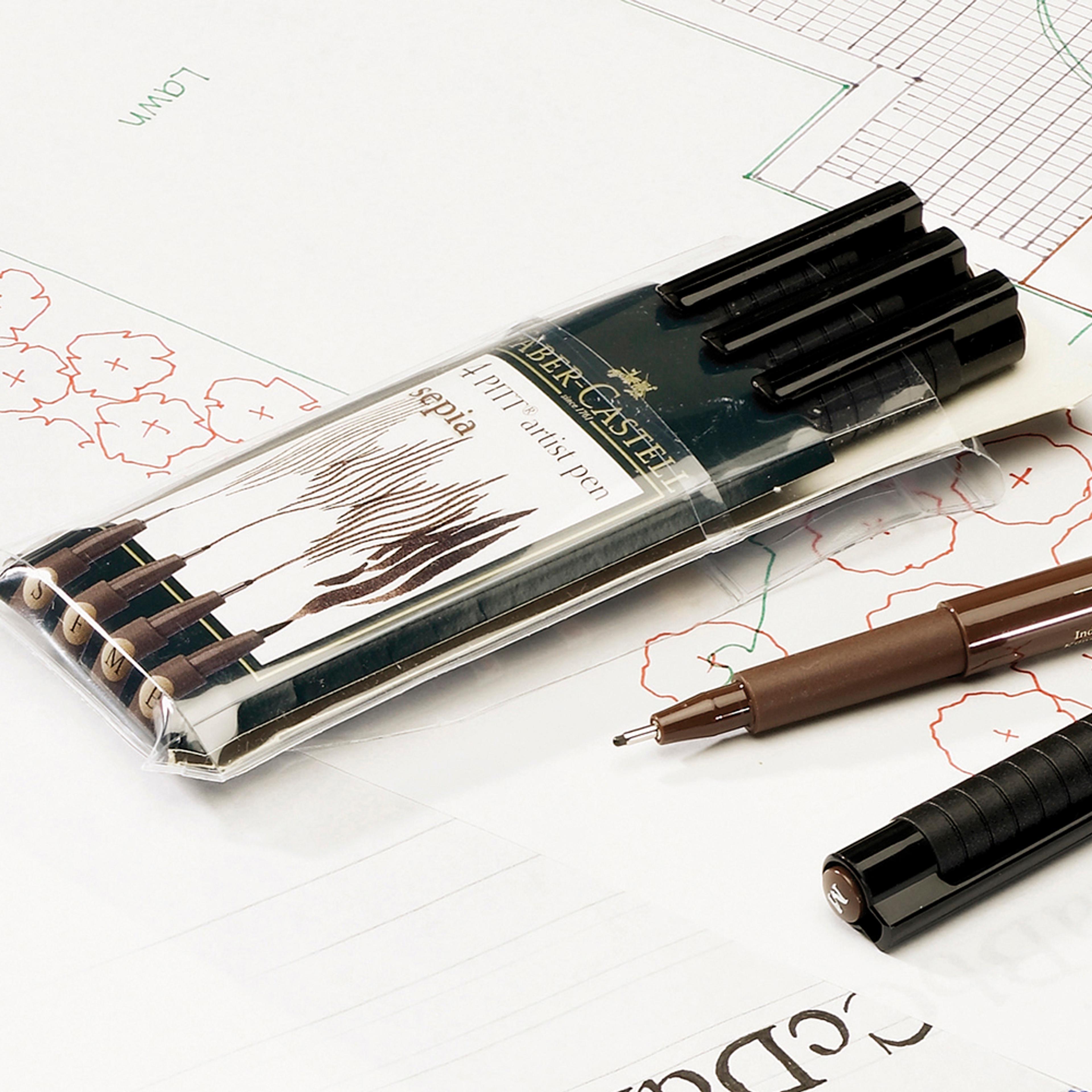 Faber-Castell Sepia Artists Pens Set