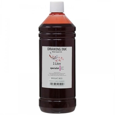 Specialist Crafts Drawing Ink 1L - Bright Red