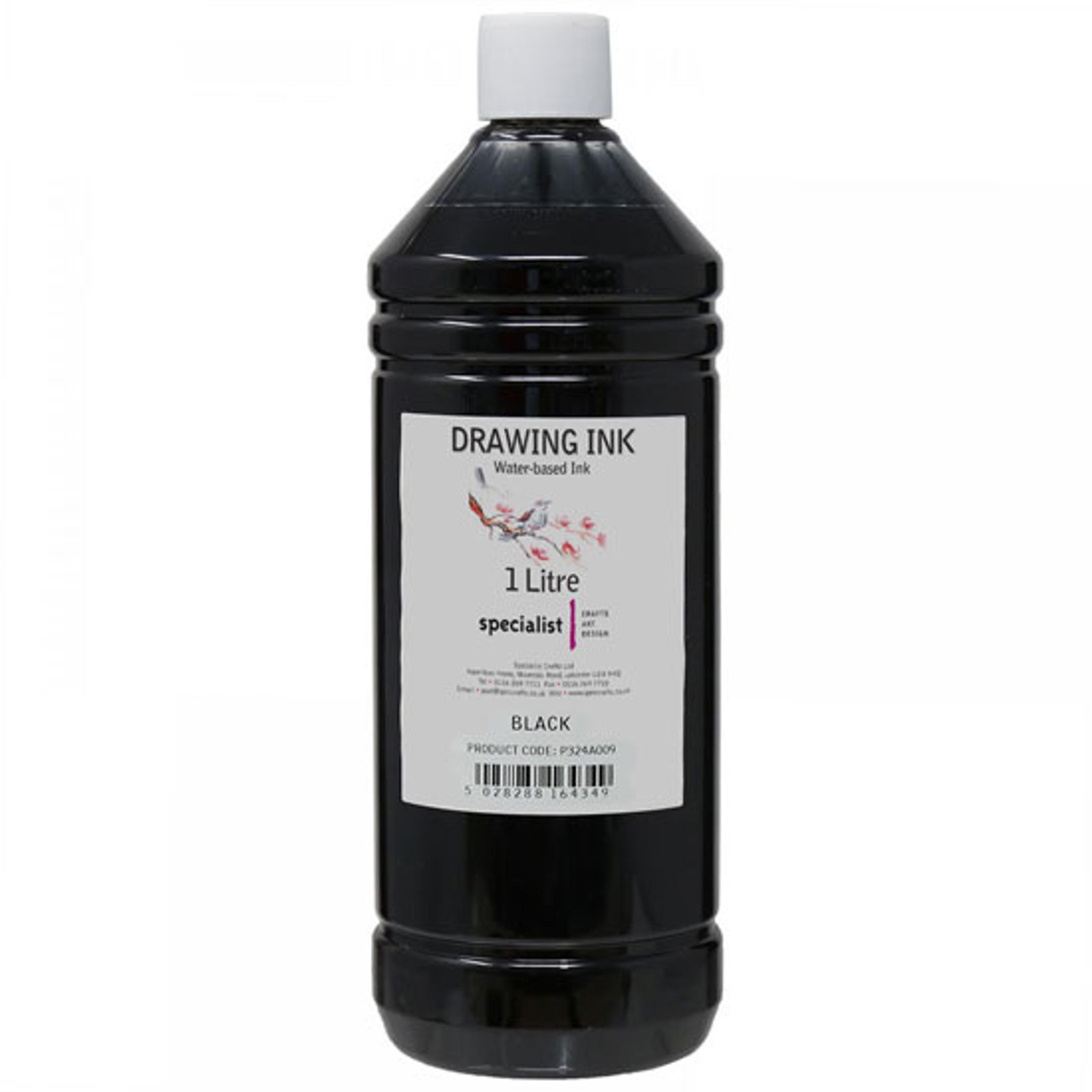 Specialist Crafts Drawing Ink 1L - Black
