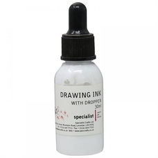 Specialist Crafts Drawing Ink 30ml - White