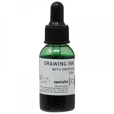 Specialist Crafts Drawing Ink 30ml - Brilliant Green