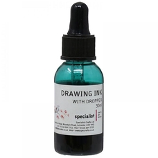 Specialist Crafts Drawing Ink 30ml - Emerald Green
