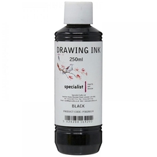 Specialist Crafts Drawing Ink 250ml - Black