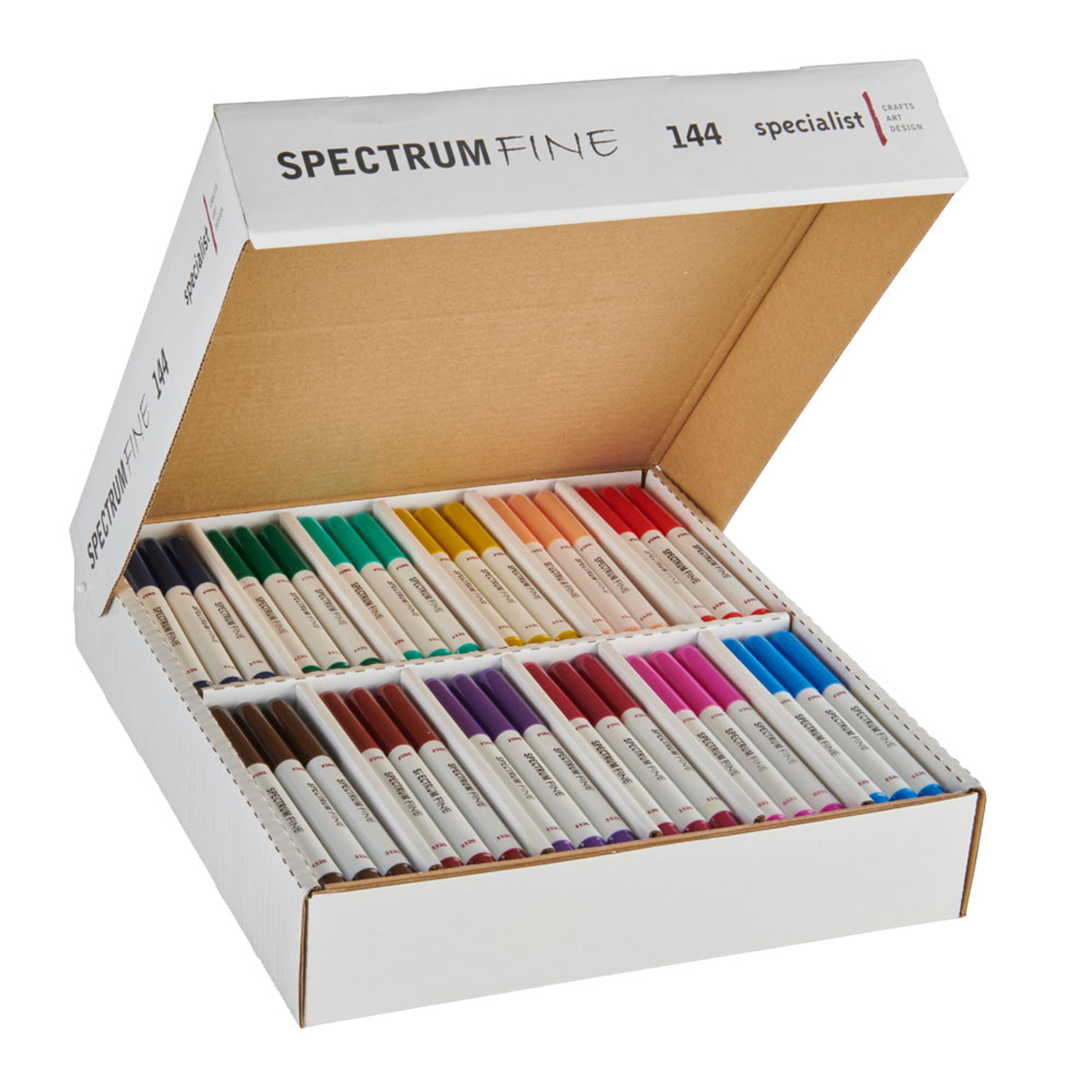 Spectrum Fine Selections - Rainbow Assorted. Pack of 144