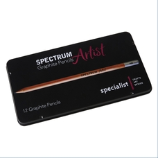 Spectrum Artist Graphite Pencil Tin. Set of 12