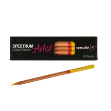 Spectrum Artist Colour Pencils - Lemon Yellow. Pack of 12