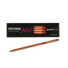 Spectrum Artist Colour Pencils - Brown. Pack of 12