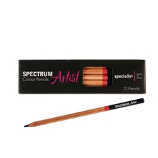 Spectrum Artist Colour Pencils - Prussian Blue. Pack of 12