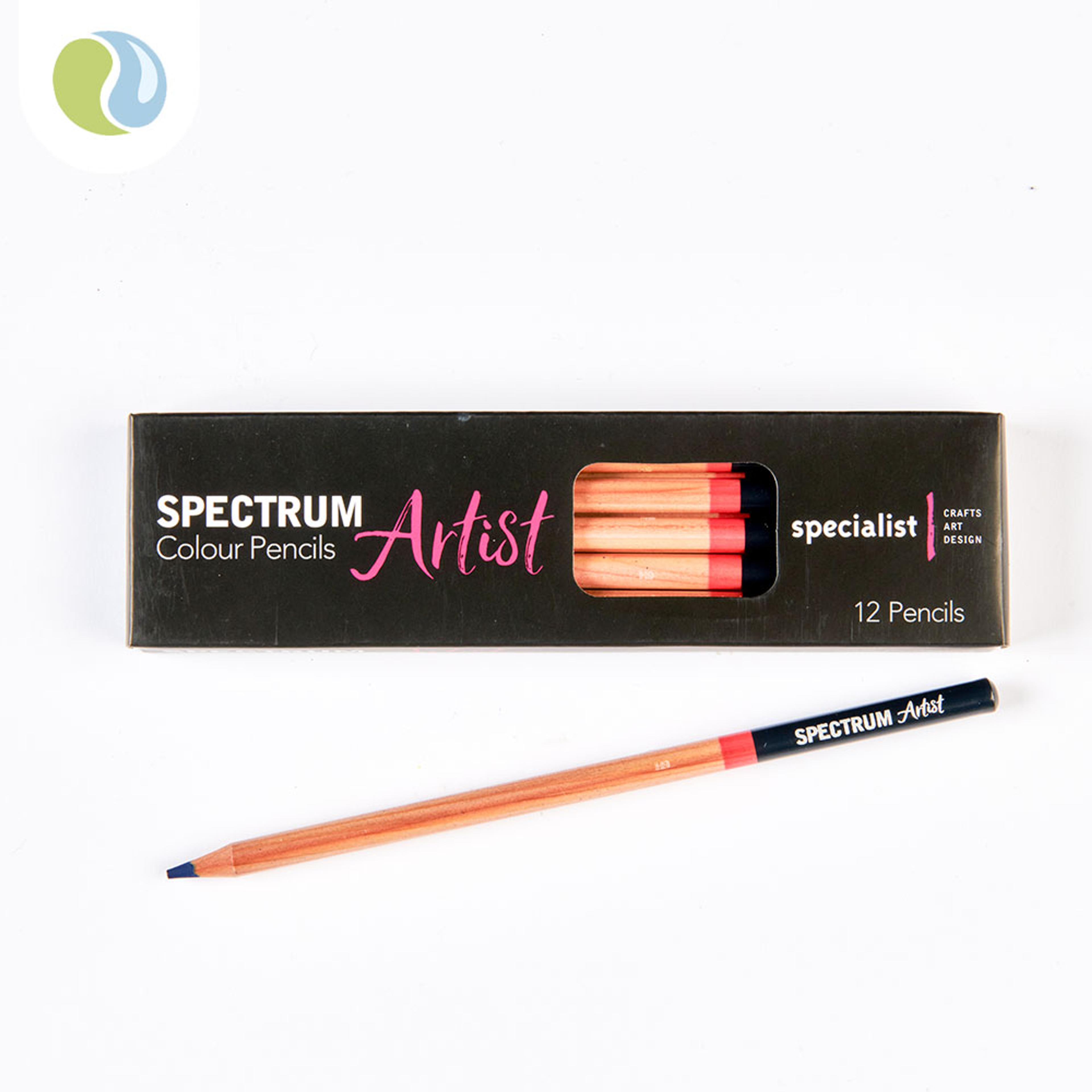 Specialist Crafts Artist Colour Pencils - Black. Pack of 12