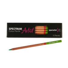 Spectrum Artist Colour Pencils - Light Green. Pack of 12