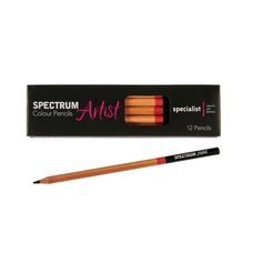 Spectrum Artist Colour Pencils - Black. Pack of 12