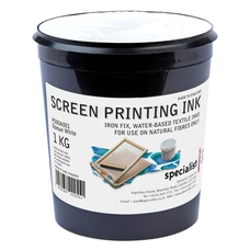 Specialist Crafts Water-Based Textile Ink 1kg - Opaque White