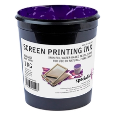 Specialist Crafts Water-Based Textile Ink 1kg - Dark Violet