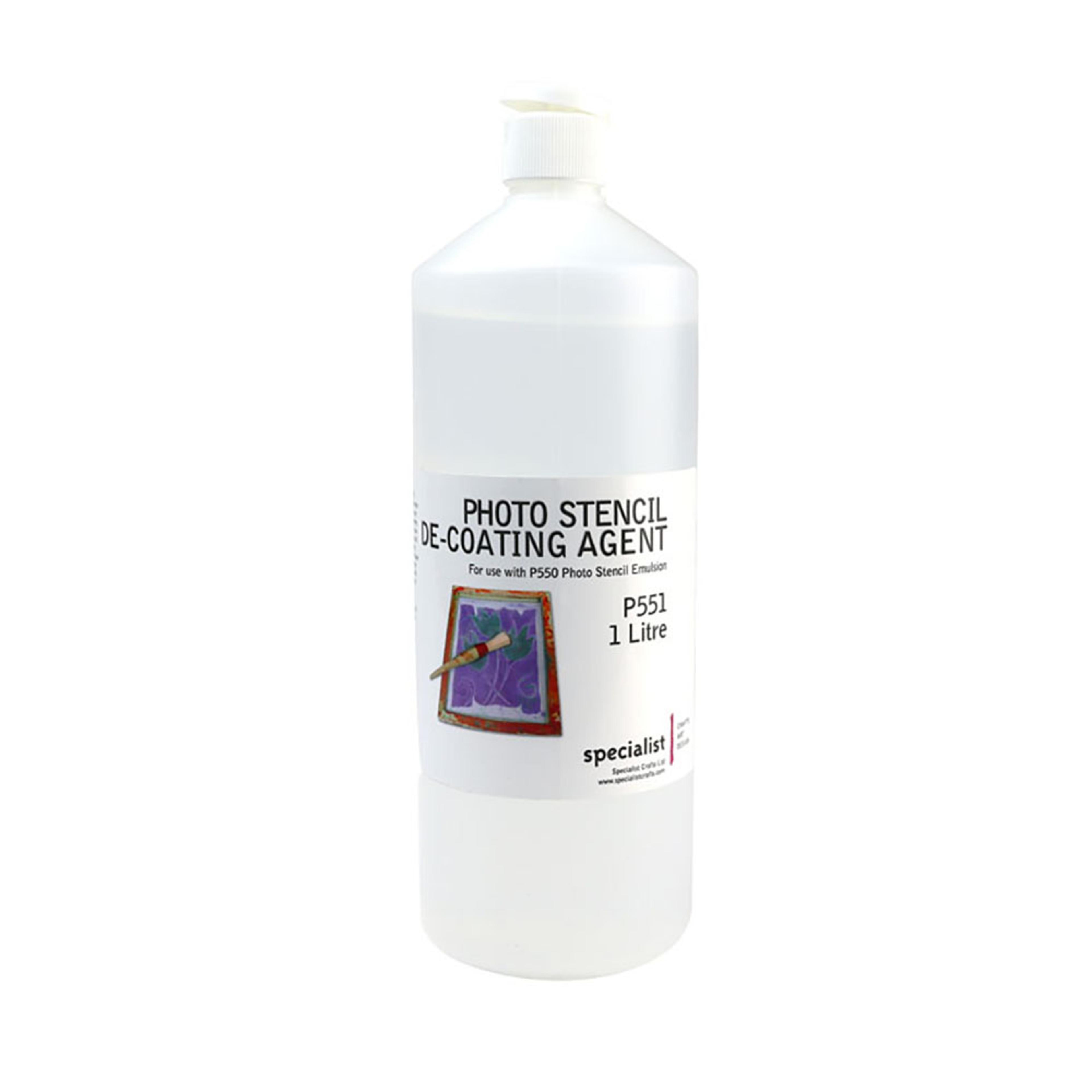 Specialist Crafts Photo Stencil De-Coating Agent - 1L