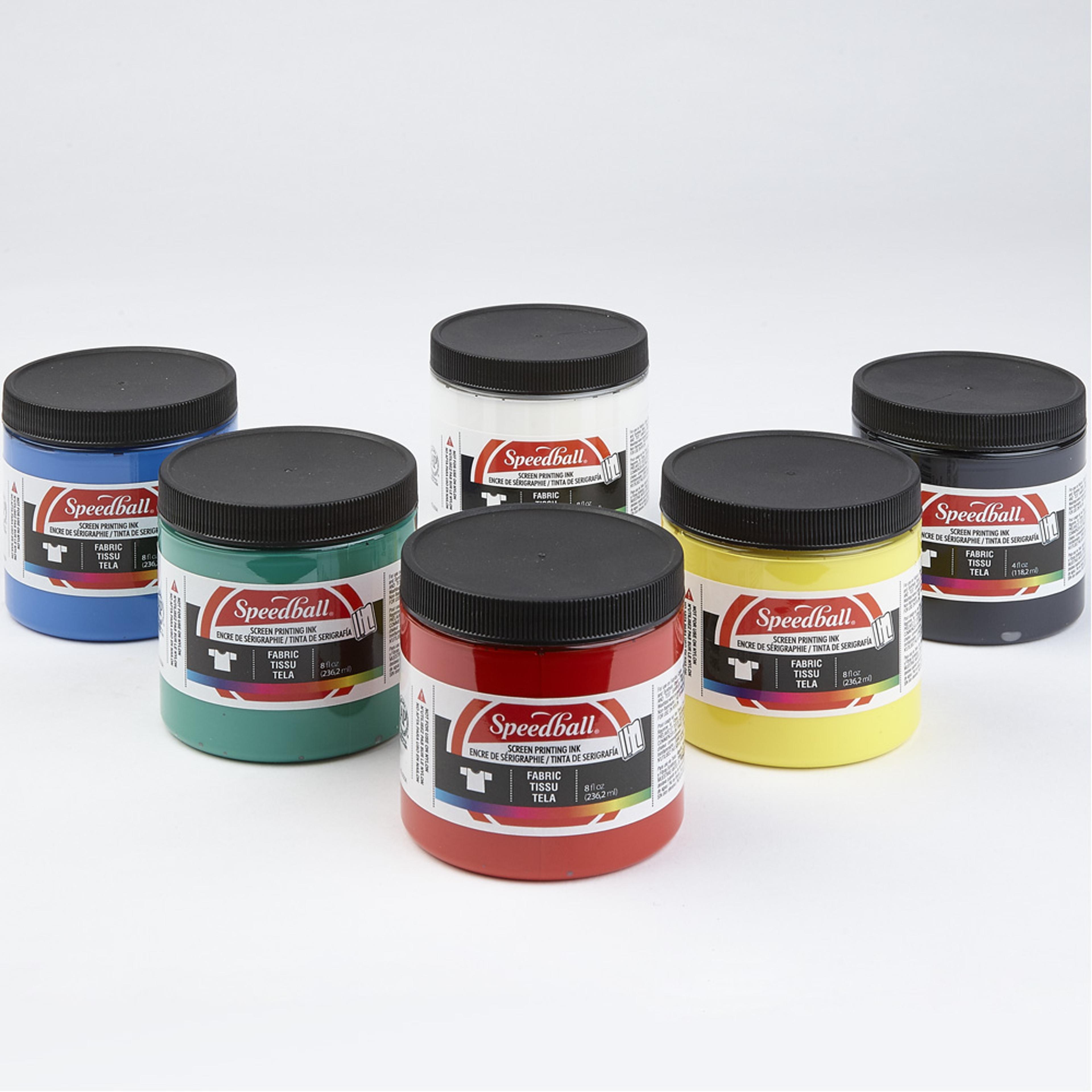 Speedball Fabric Screen Printing Inks - Assorted Colours