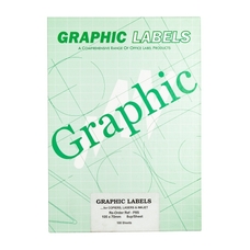 Copier & Laser Labels A4 Square Corners - 8 Per Sheet - Pack of 100
