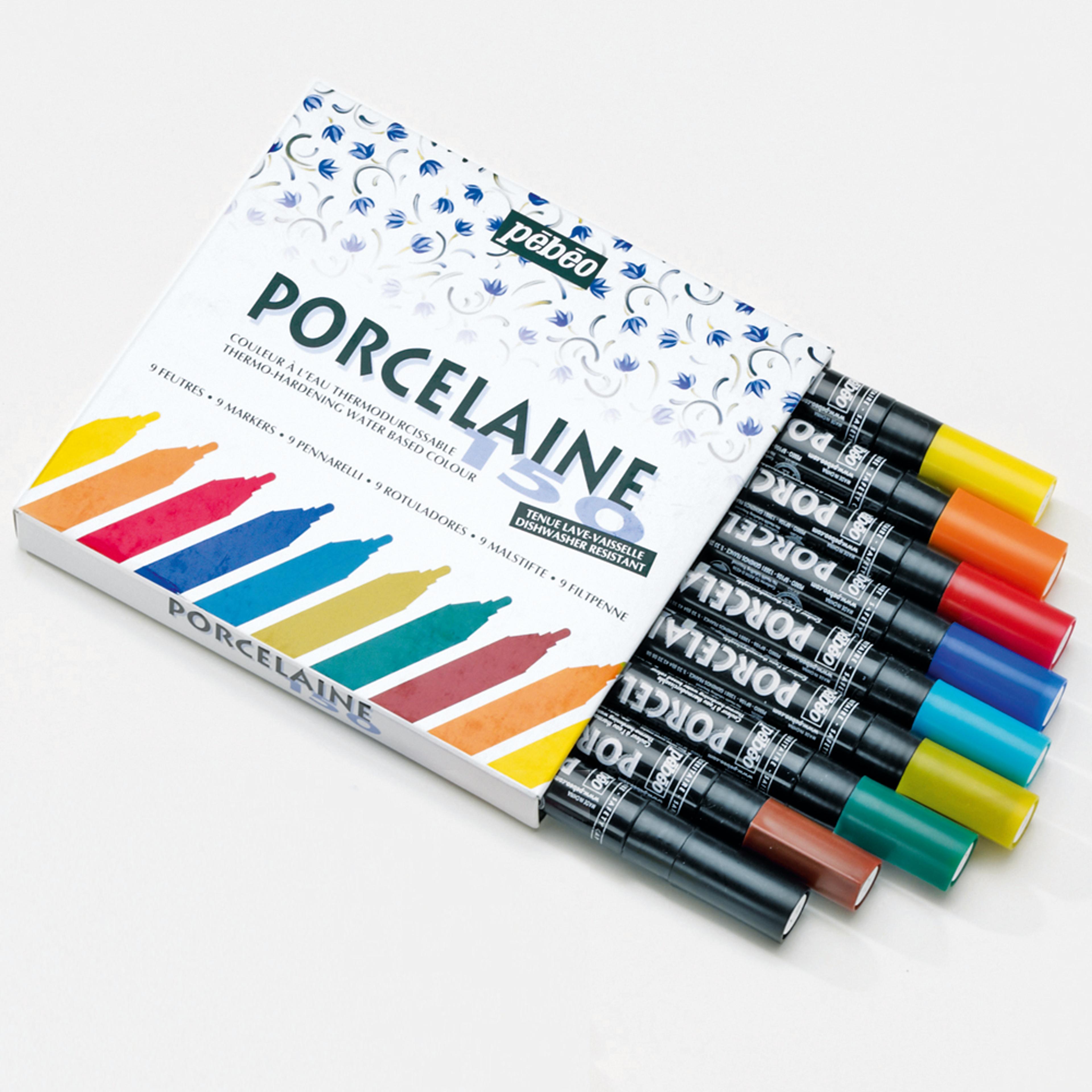 Pebeo Porcelaine 150 - Markers Assortment