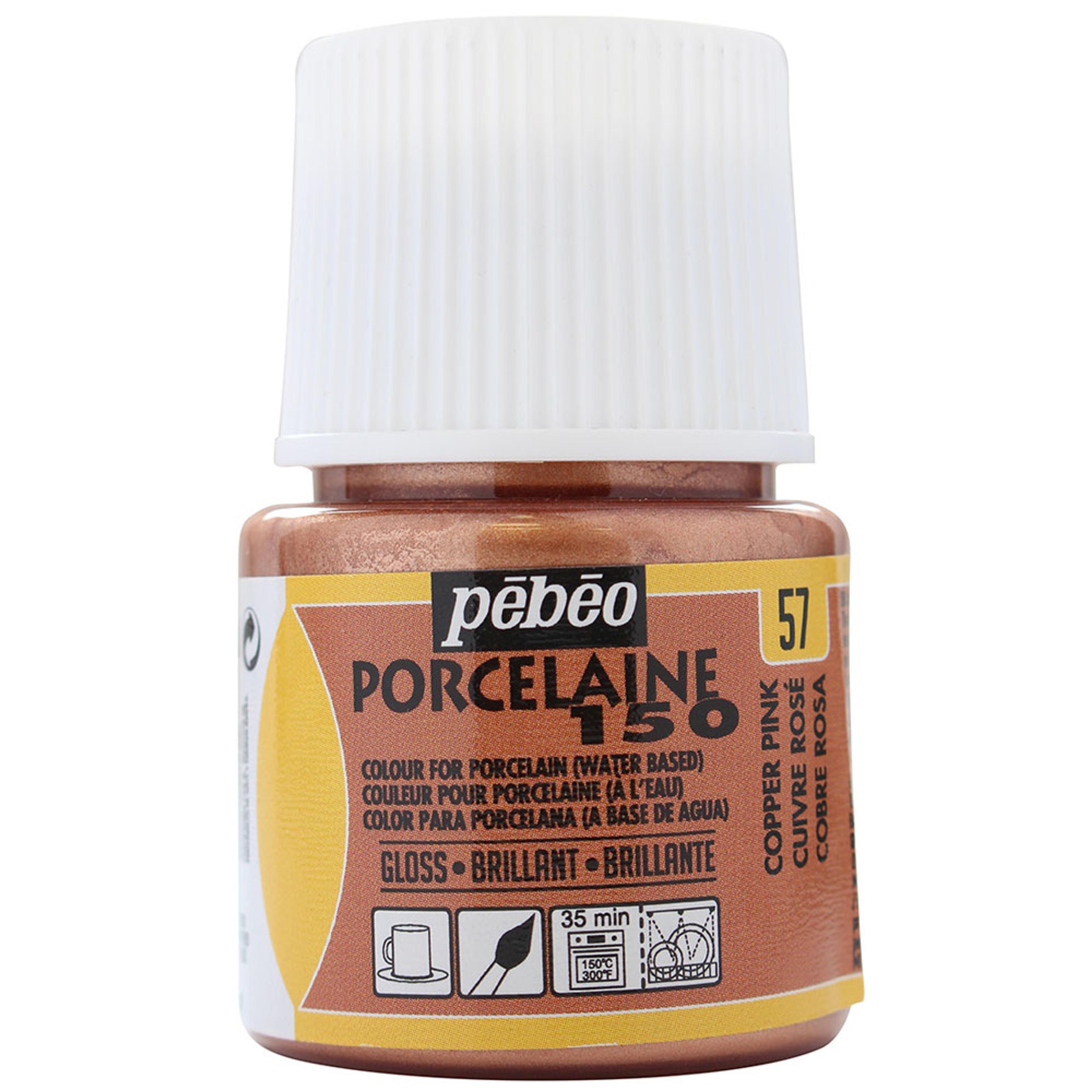 Pebeo Porcelaine 150 Paint - 45ml - Copper Rose