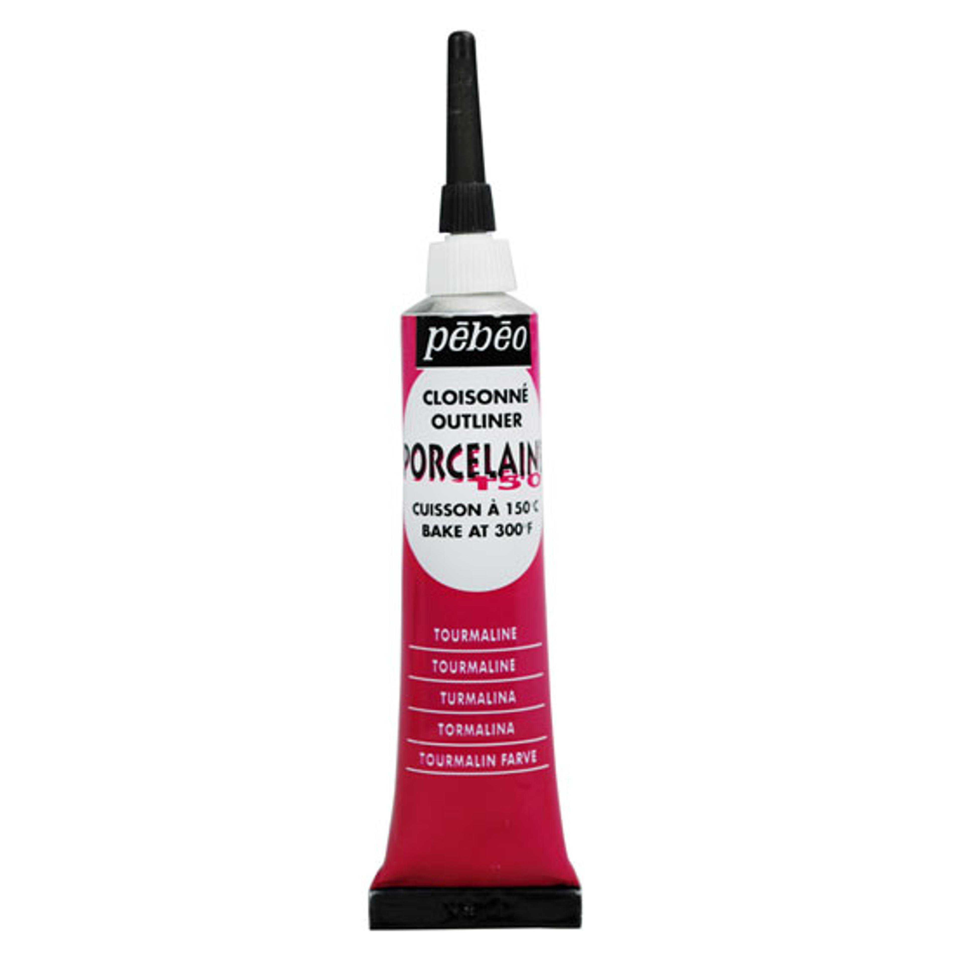 Pebeo Porcelaine 150 Outliner - 20ml - Tourmaline Red